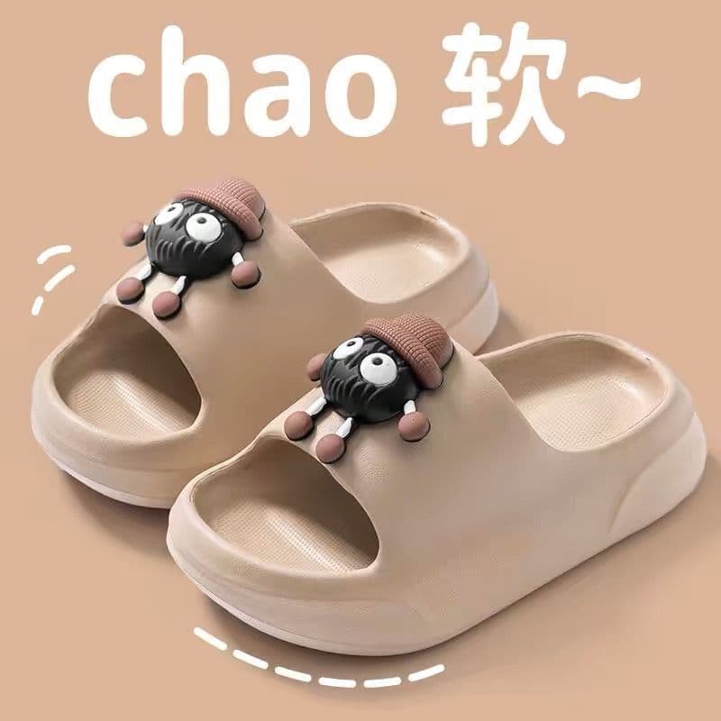 Briquettes children's EVA slippers boys summer girls cartoon soft bottom cute non-slip indoor bath thick bottom baby