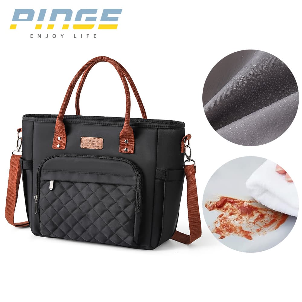 Amazon's best-selling twill insulated bag, multifunctional portable lunch bag, portable lunch bag for bringing meals to work