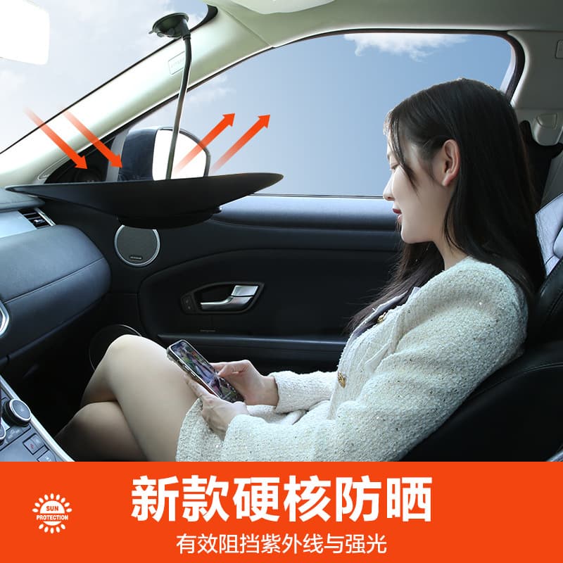 Car Sunshade Umbrella Universal Auto Windshield Sunshade Umbrella Vehicle Sun Protection Blocks UV Rays