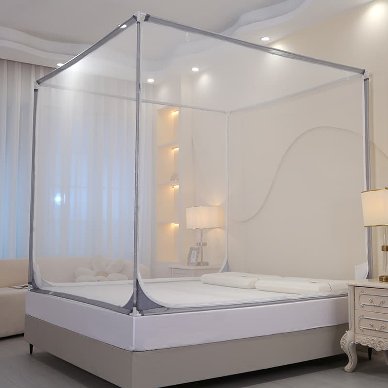 Wow! Customized Children's Anti-Fall Mosquito Net for 1.5m Beds, Simple Self-Connecting Bracket Mosquito Net for Home Use, Mosquito Net for 1.8m Beds
