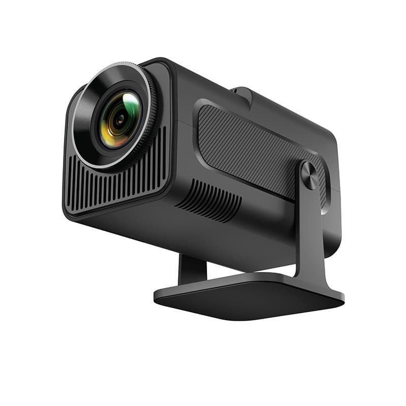 New HY320 Portable Mini Projector - 4K HD 1080P Wireless Screen Mirroring for Camping