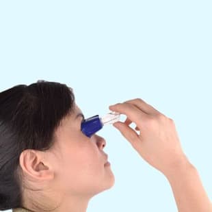 Eye Drop Helper Tool for Dry Eye Syndrome, Water Bottle Assist Stand for Adults and Children, Safe and Hygienic Eye Drop Applicator, Model A