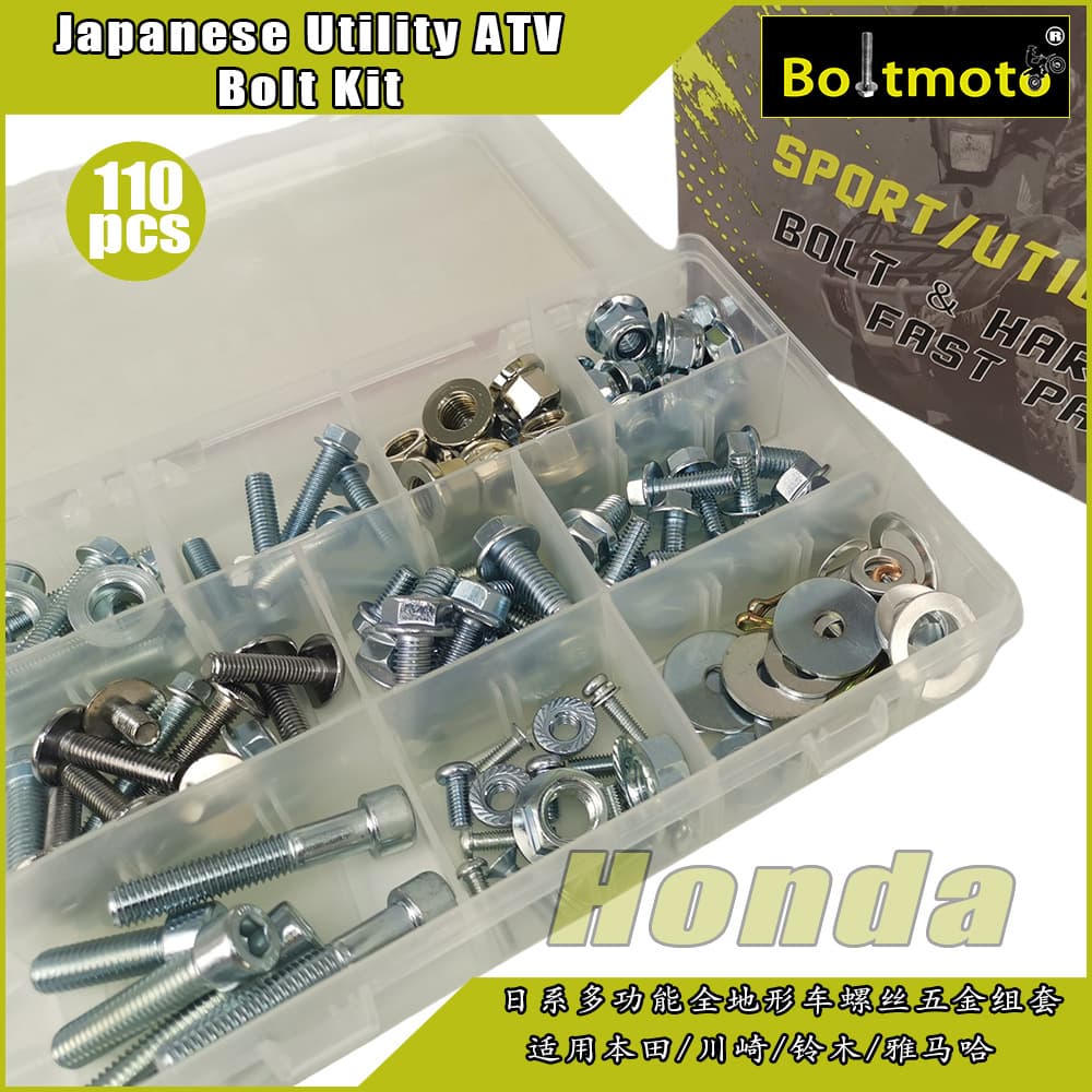 110pc Screw Set for Japanese ATV, Can-Am, KTM, and Utility Terrain Vehicles