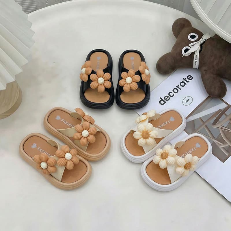 2026 New Summer Girls Plus Size Sandals Non-Slip Soft Sole Parent-Child Medium Large Kids Fashion Princess