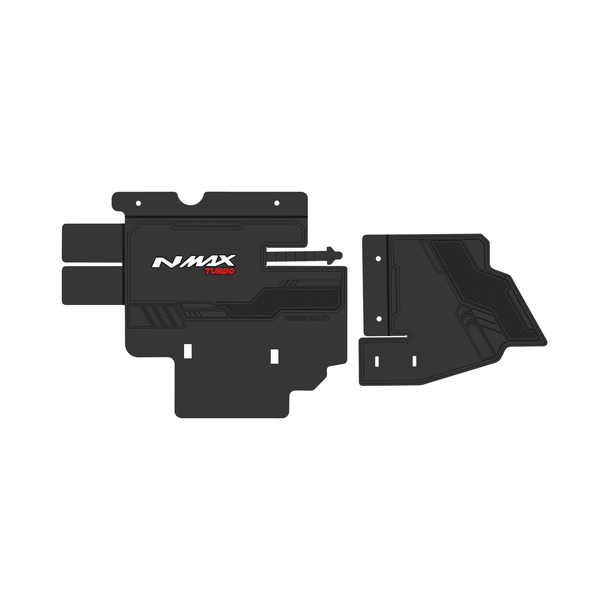 New model suitable for Nmax TURBO modified widened and thickened fenders, middle fender Nmax TURBO