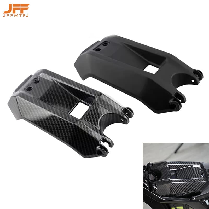 Carbon Fiber Battery Compartment Cover for Sur-Ron Light Bee Electric Off-Road Motorcycle Accessories