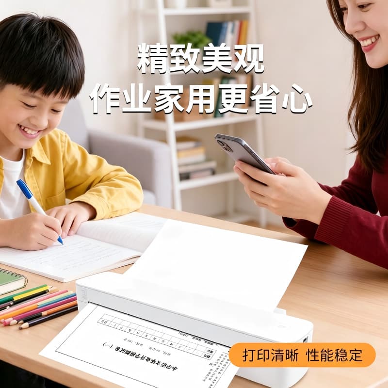 A41 Bluetooth-Enabled Student Wrong-Question Organizer Photo Scanning Thermal Homework Printer Wrong-Question Printer