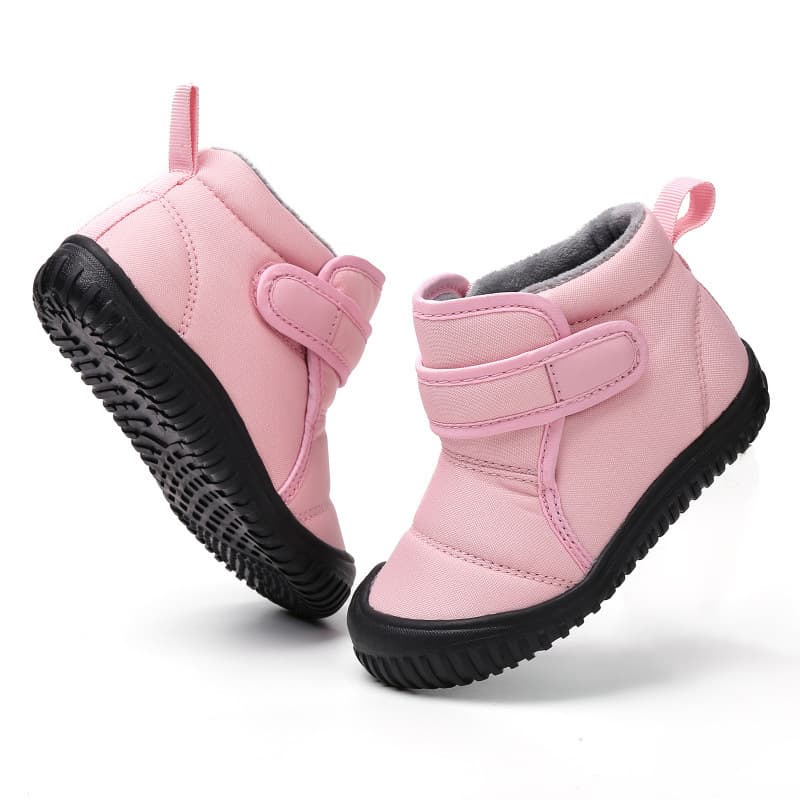 Cross-border wholesale children's snow boots manufacturer wholesale boys' and girls' cotton shoes, fleece-lined warm winter boots, foreign trade spot goods, fleece-lined