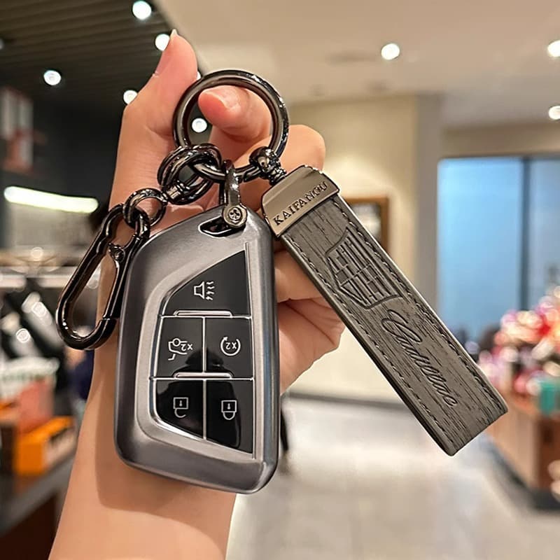 Compatible with Cadillac CT5 Key Case, XT5/XT4/XTS/CT6/XT6, ATSL/SRX/CT4/GT4 Clip