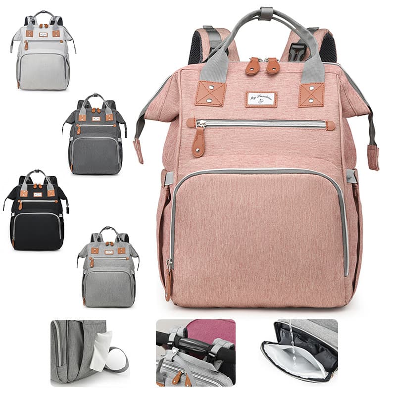 Cross-border handbags, lightweight backpacks, multi-purpose large-capacity mother and baby bags, portable reclining mommy bags