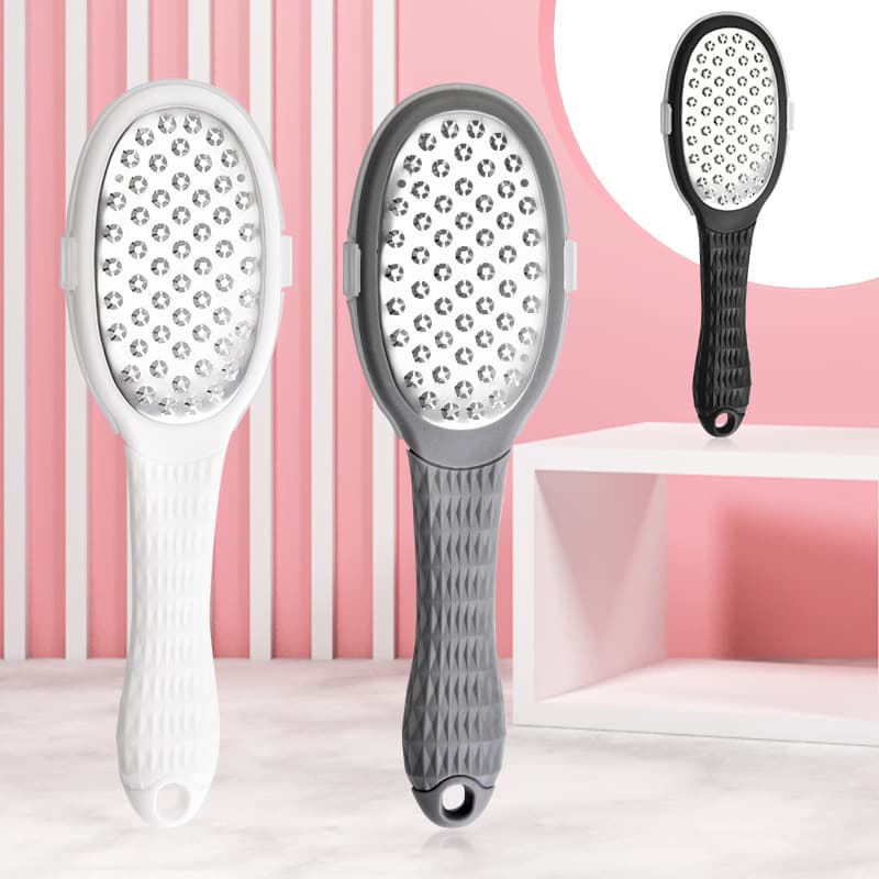 Manufacturer Foot File for Callus Removal, Stainless Steel Foot Grinding Stone, Foot Skin Scraper, Pedicure Knife Set