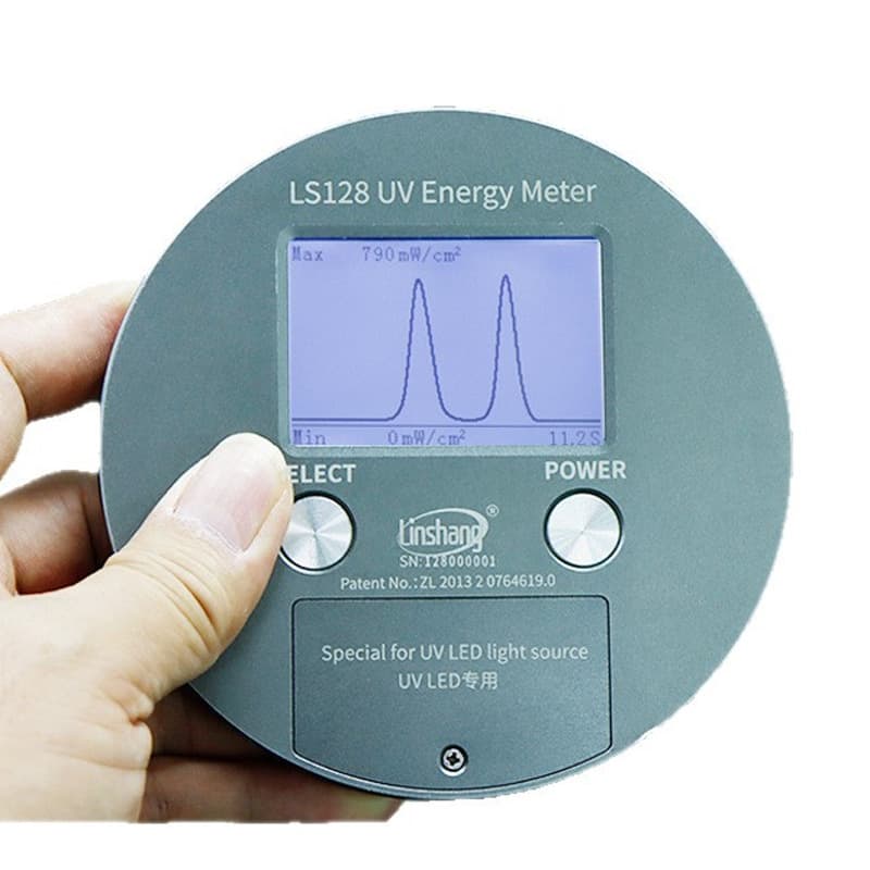Multifunction Energy Meter Round Portable UV Power Energy Temperature Measurement Professional Instrument LS120-128