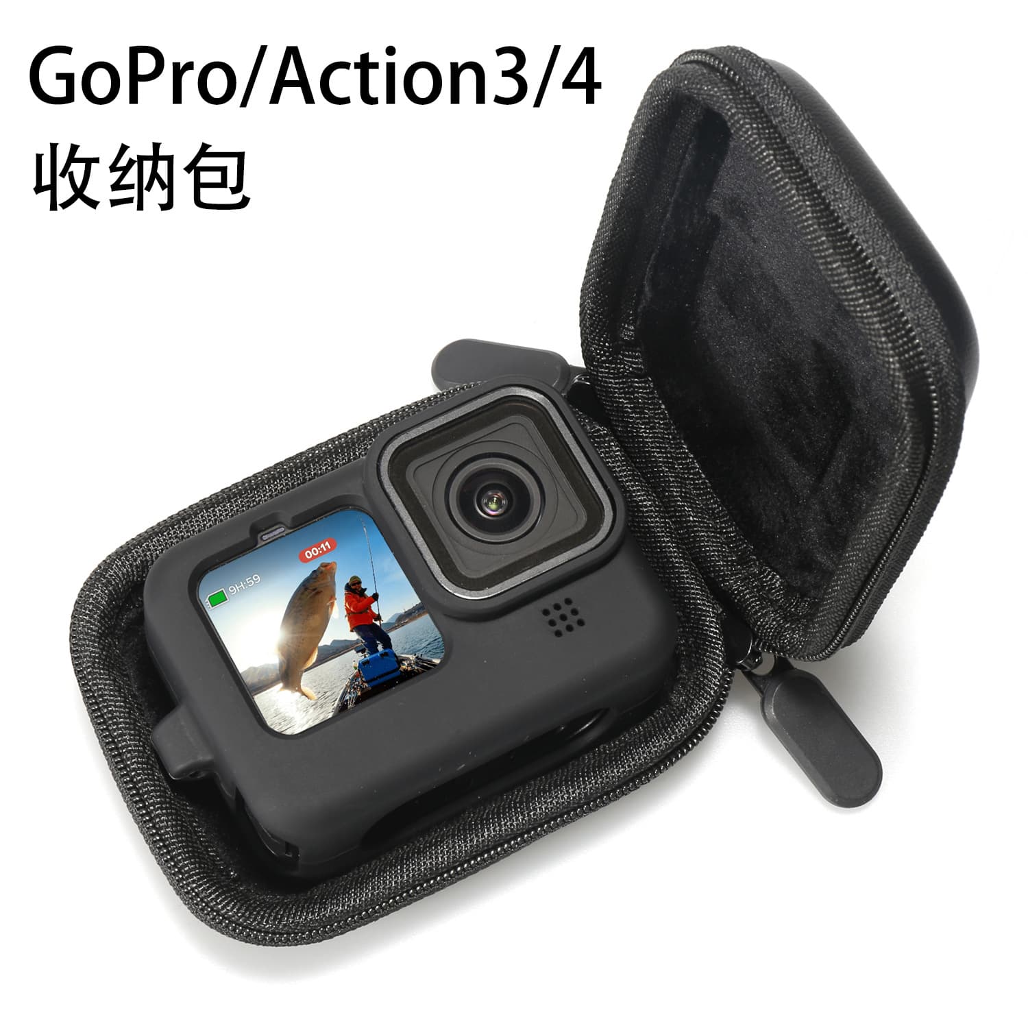 DJI Action 4/3 Protective Storage Bag Body GoPro 13/12/11/10/9 Action Camera Bag Accessories