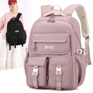 2026 New Elementary School Student Backpack for Girls, Water-Resistant Oxford Cloth Double Shoulder Bag
