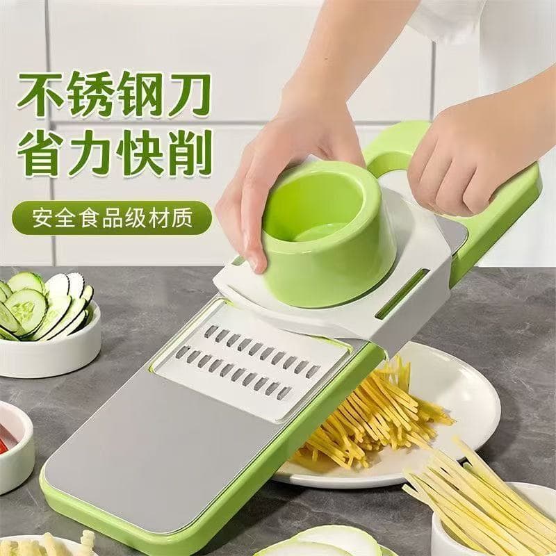 Stainless Steel Grater for Home Kitchen, Extra Thick Multi-functional Vegetable and Potato Shredder, Slicer