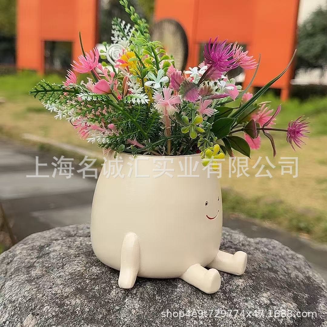 New Cute Succulent Floor Planter Pot Decorative Creative Home Personality Planter Cross-border Ornament