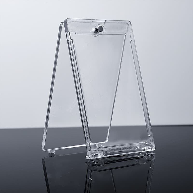 Magnetic Card Brick with Groove Card Sleeve No Inner Pages HD Transparent Strong Magnet Ready Stock Wholesale Card Storage Protective Case