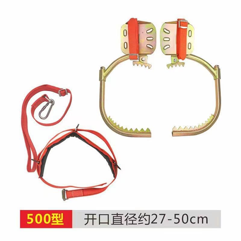 Wholesale Electrician Wood Pole Climbing Irons, Thickened Pole Climbing Shoes, Telecom Pole Climbing Tool, Tree Climbing Gear