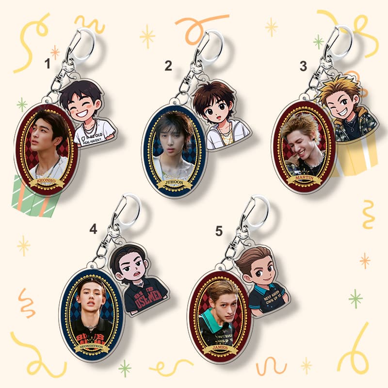 New Group CORTIS Peripheral Support Pendant Martin MARTIN Zhao Yufan Yan Chengxuan Bag Keychain 1561