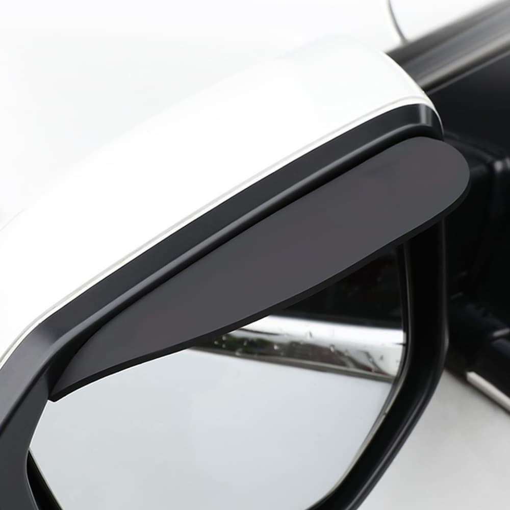 Cross-border Hot Selling Car Rearview Mirror Rain Shield Rain Visor Modification Decorative Car Logo Cartoon Silicone Plastic Rain Visor