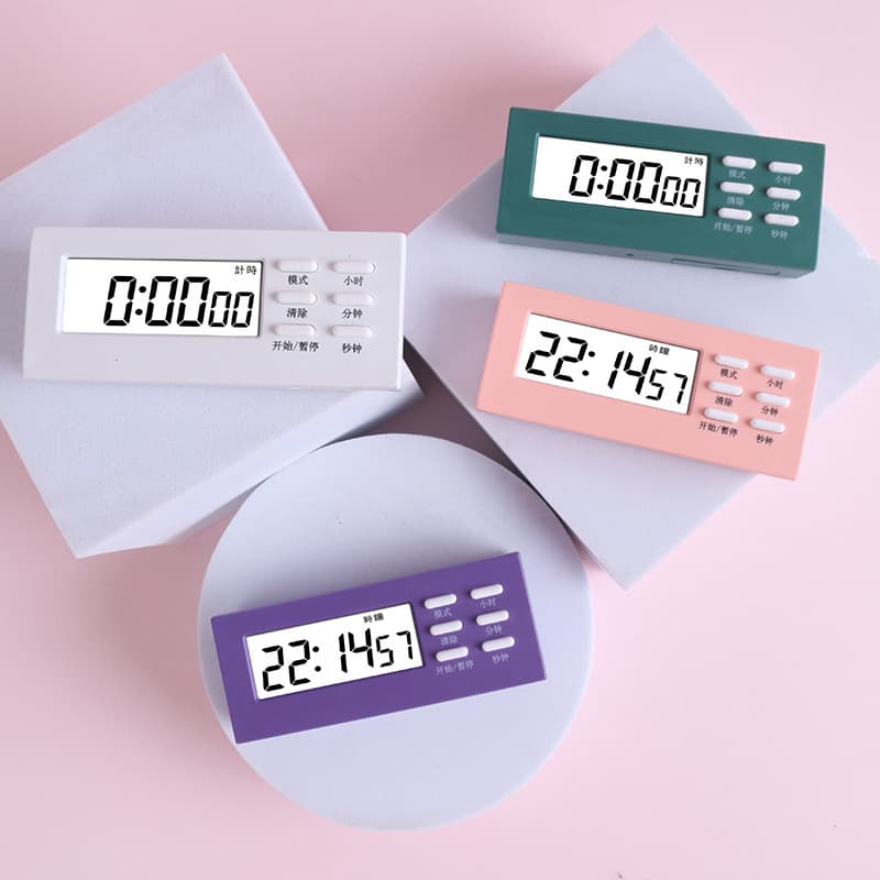 Mini Timer Student Study Reminder Electronic Alarm Clock Portable Stopwatch Kitchen Magnetic Timer