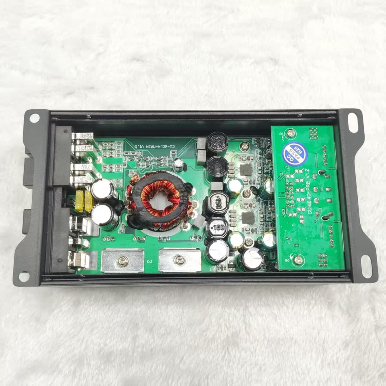 600W Car Audio Amplifier V Dual Channel Subwoofer Full Range Class D Car Amplifier Low Pass Filter Powerful Sound