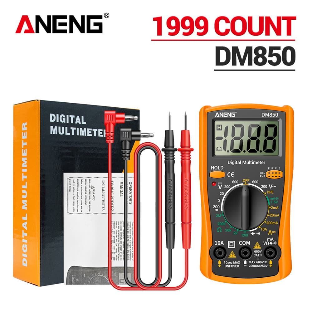 ANENG Digital Multimeter High Precision Digital Display Multi-function Maintenance Electrician Special Portable Universal Meter DM850