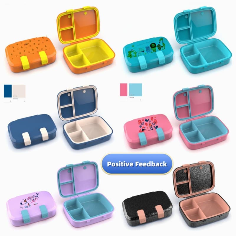 Jintaishengjia Silicone Baby Feeding Set, Baby Toddler Tableware, BPA-Free Silicone Suction Cup Plate Spoon