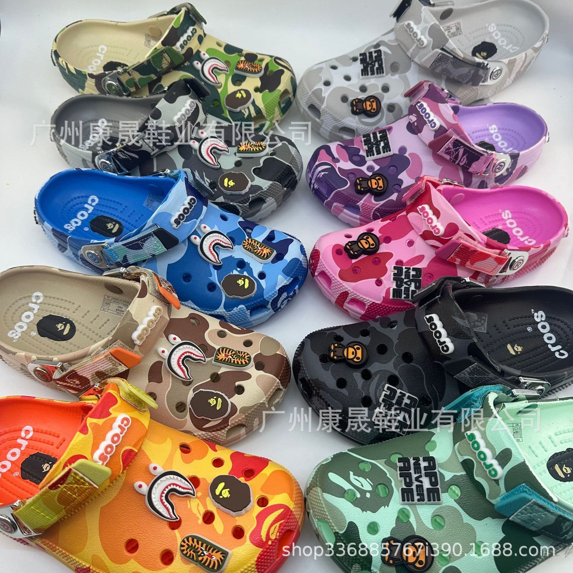 2025 New CROSS Slip-On Clog Shoes, Black Blue Green Pink, Summer Trendy Casual Couple Sandals