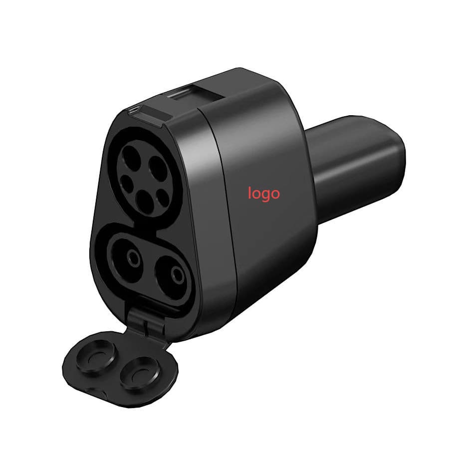 US Standard 2-in-1 to Tesla Charging Adapter J1772 & CCS1 to Tesla Fast Charging Adapter for Charging Station