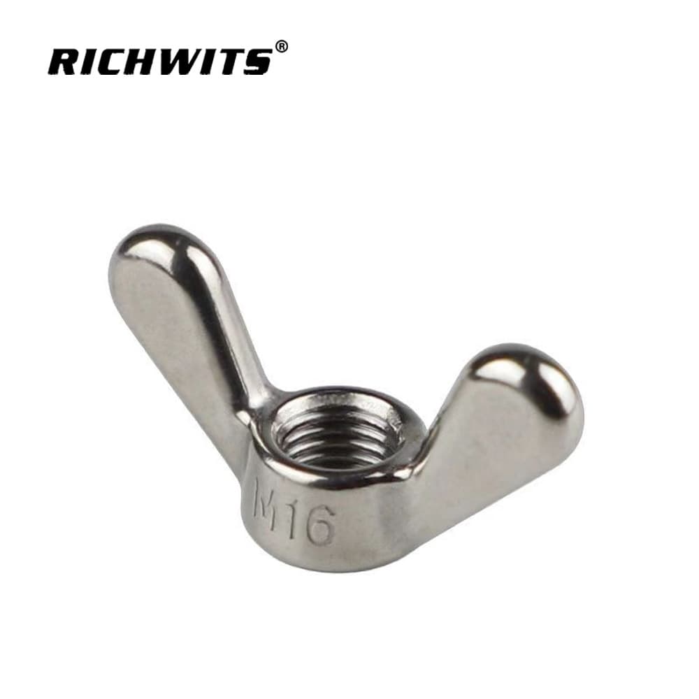 304 316 stainless steel butterfly nut Yuanbao nut hand nut ear nut big ear nut