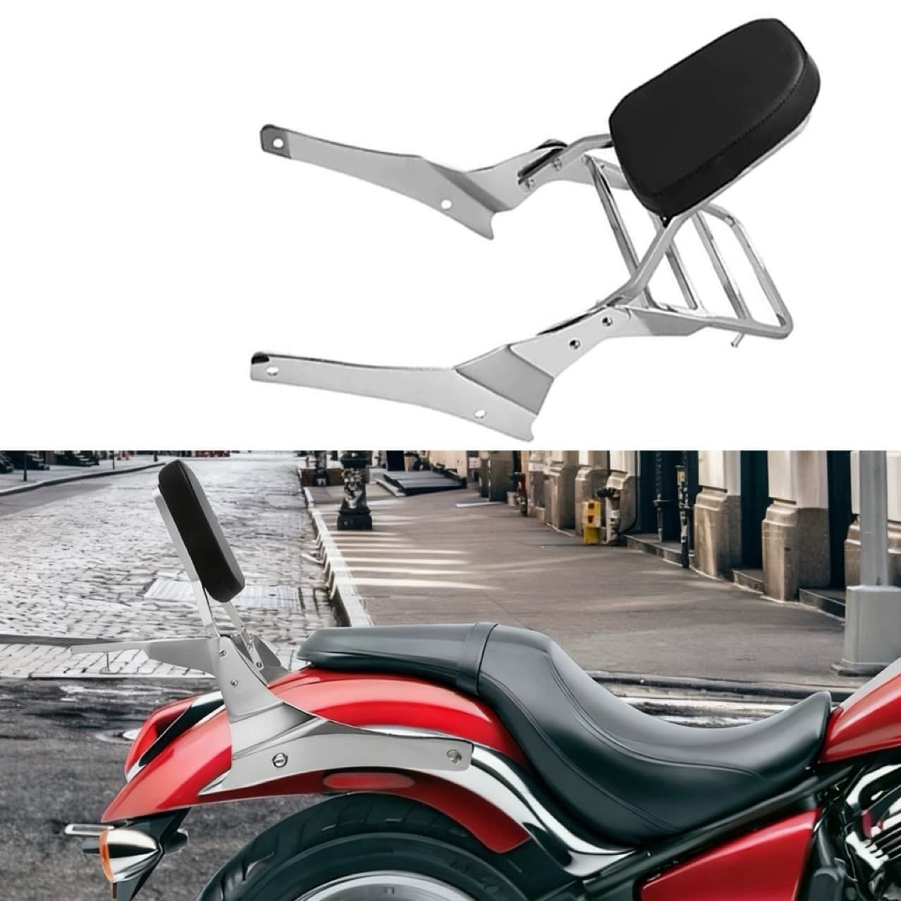 Rear Backrest Luggage Rack for Suzuki C50 M50 Intruder Volusia VL800