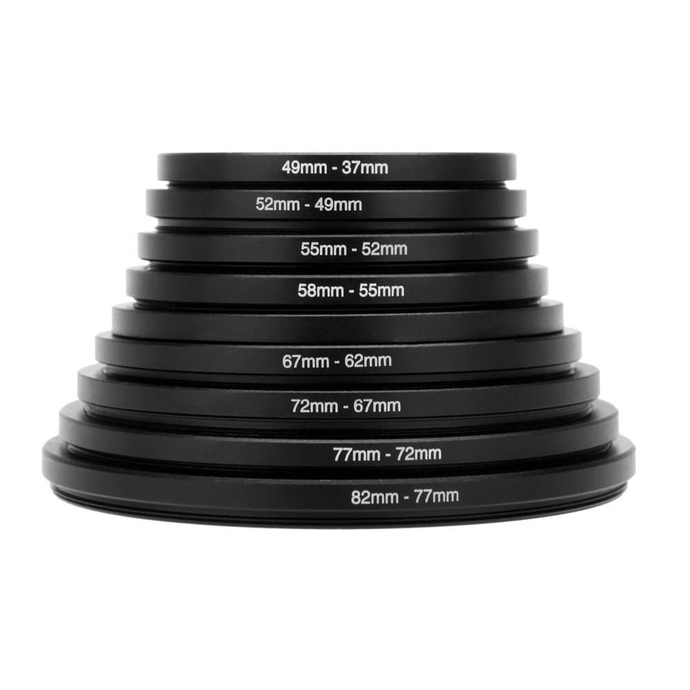 UV Filter Adapter Ring, Lens Filter, Multi-Model Small-to-Large Conversion for DJI Pocket 4 Seven-Piece Set