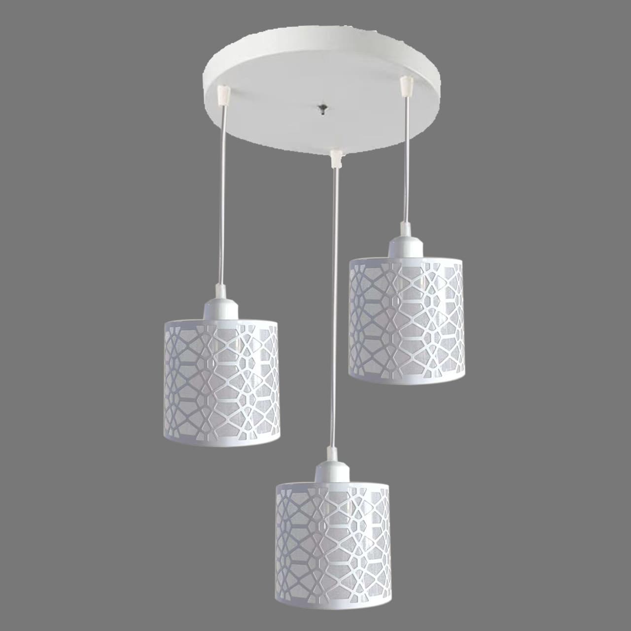 Restaurant Pendant Light 3-Light Creative Personality Bedroom Bar Light Modern Simple Warm Home Dining Room Water Cube Pendant Light