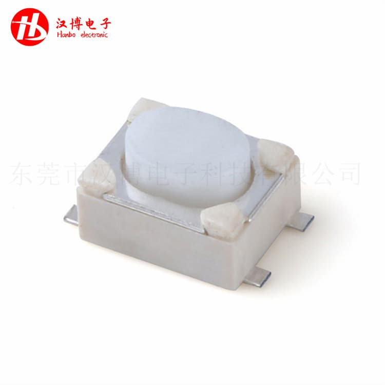 Tactile switches 3*4 four-pin straight leg push buttons 3x4x2.5 SMD switches high-temperature resistant push buttons through-hole