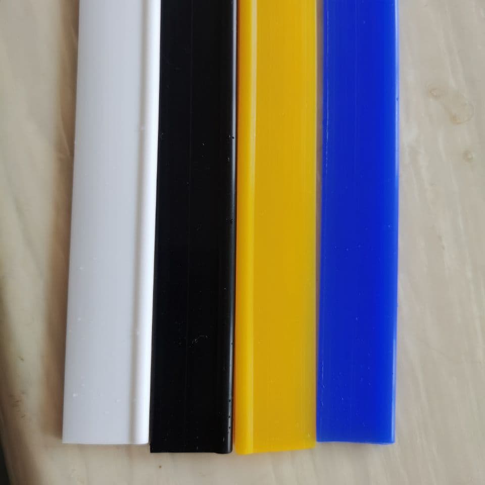 Glass Scraper with Replaceable Natural Silicone Squeegee Blade for Cleaning and Maintenance