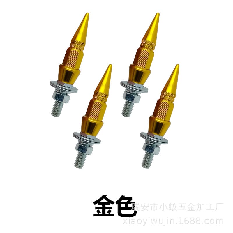 New 45mm pointed license plate screws from original manufacturer, universal for American 8v1 and M6 threads, cross-border exclusive