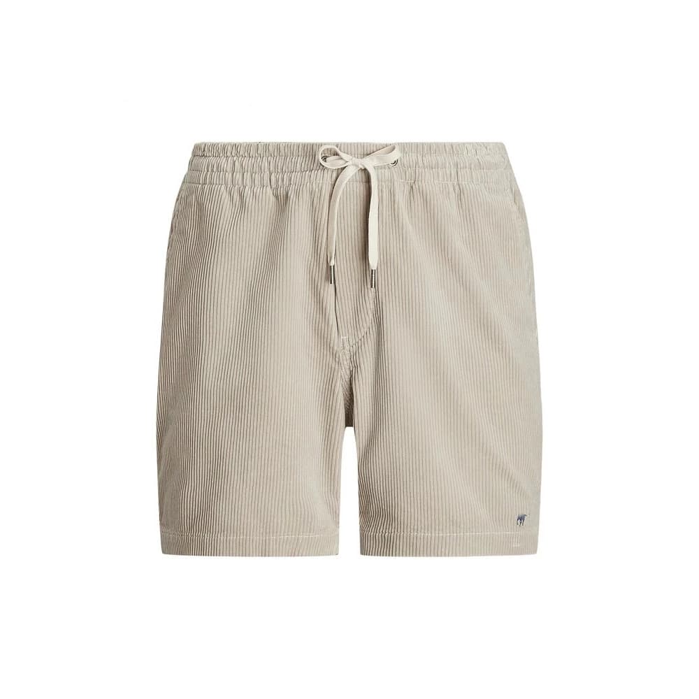 RL Raff pony logo loose five-point corduroy breathable couple pants summer embroidered cotton shorts men's casual