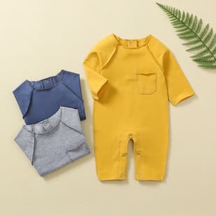 Ins Baby Romper Autumn Winter Baby Clothes Onesie Newborn Clothes Seamless Baby Bodysuit Romper