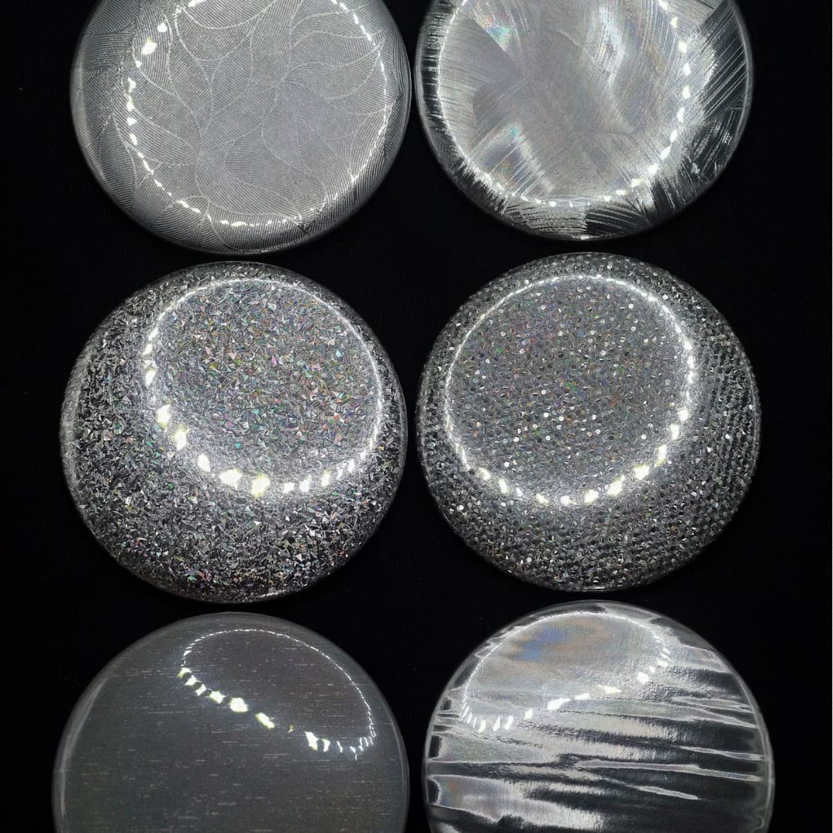 [New in September] Laser series double-sided shimmer badge backing paper, colored paper backing, card backing, badge cushion paper