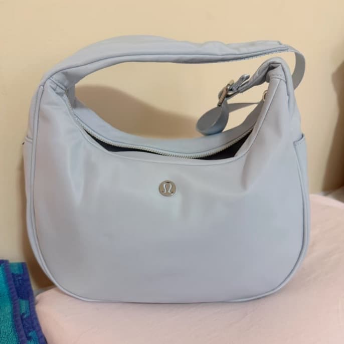 Lulu's New Shoulder Bag 4L Underarm Bag Solid Color Dumpling Bag Horn Bag