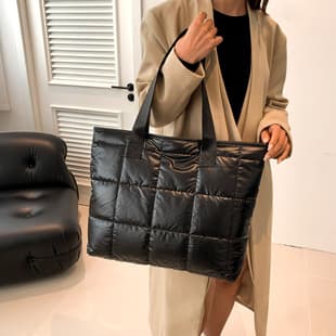 2023 New Fashion Bag for Women Crossbody Bag Korean Style Space Cotton Shoulder Bag Handbag Plaid Bag Trendy