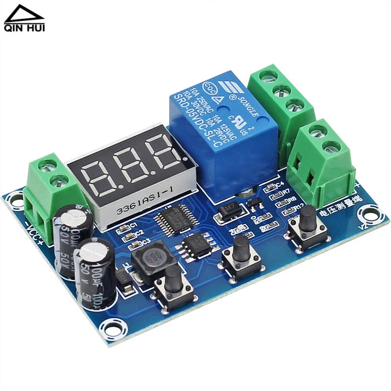Undervoltage Protection Battery Charge Discharge Module Voltage Meter Undervoltage Overvoltage Protection Timing Charge Discharge Control Board