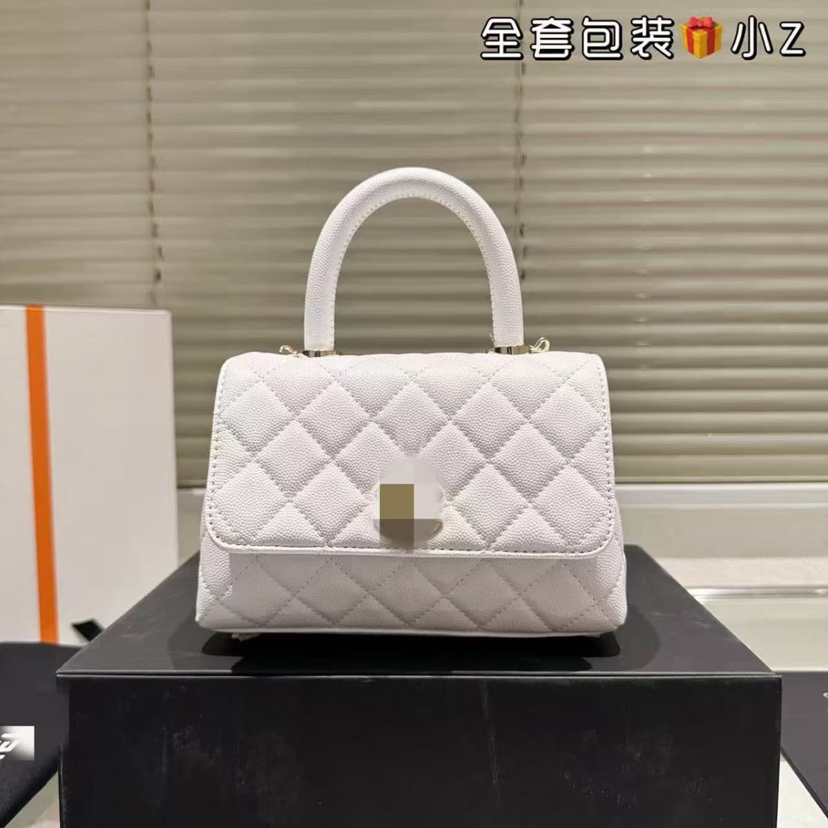 Minimalist Elegant Caviar Handbag Versatile Shoulder Bag Crossbody Bag Fashionable Quilted Chain High-End Light Luxury