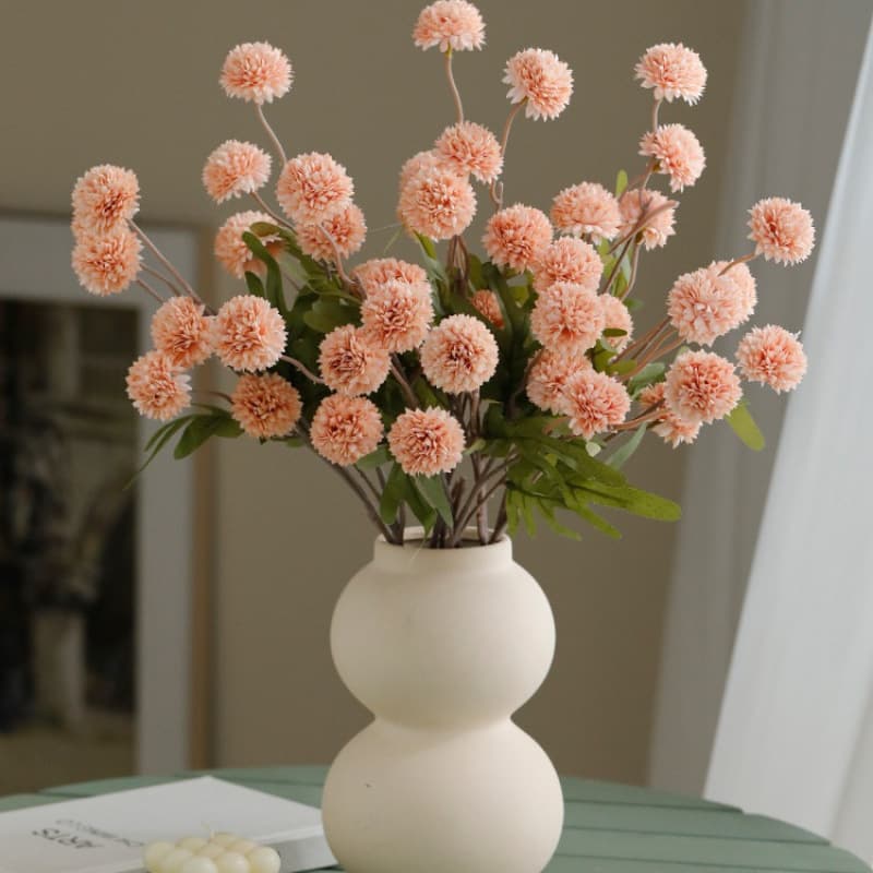New Cross-Border Product: Simulated Onion Ball, Dandelion, Fake Flowers for Decoration, Photography Floral Art, Simulated Chrysanthemum Ball, Wedding Artificial Flowers
