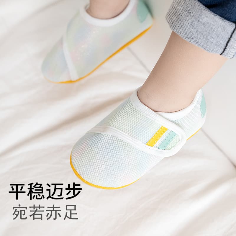 Baby Toddler Learning Shoes Summer Infant Socks Floor Shoes Non-Slip Soft Sole Indoor Baby Shoes