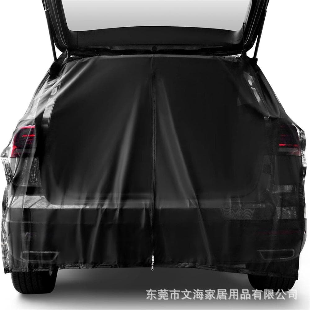 Car tailgate screen window magnetic curtain summer sunscreen curtain anti-mosquito curtain ventilation net car rear insect net sunshade
