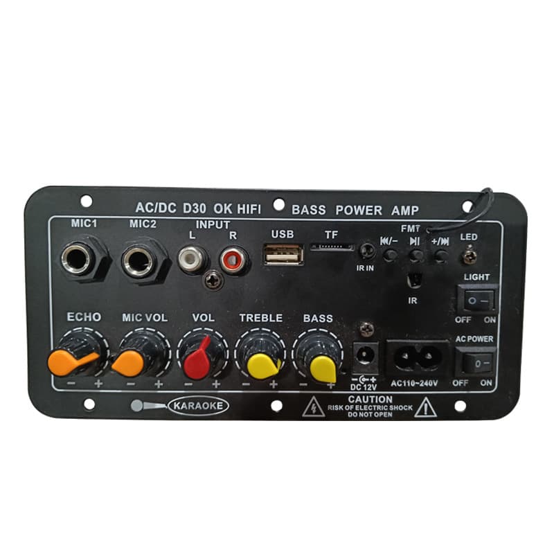 Cross-border Special Bluetooth Amplifier Board Home Karaoke Car Digital Amplifier Outdoor Car Subwoofer Bluetooth Amplifier