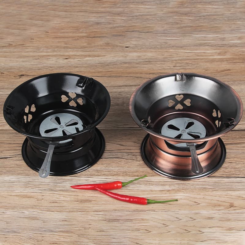 Manufacturer alcohol stove small hot pot household stainless steel alcohol pot commercial thickened dry pot alcohol stove bar pot