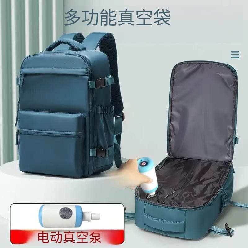 Automatic Vacuum Compression Women's Backpack Business Multifunctional Laptop Bag Vacuum Compression Bag Large Capacity Backpack 60L